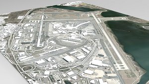 John F Kennedy International Airport model