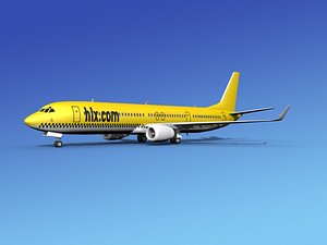 3d model 737-900er 737 airplane 737-900