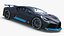 Bugatti Divo Titanium Liquid Silver 3D model