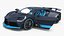Bugatti Divo Titanium Liquid Silver 3D model