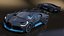 Bugatti Divo Titanium Liquid Silver 3D model