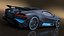 Bugatti Divo Titanium Liquid Silver 3D model