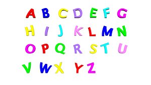 Alphabets Rig with stretch and squash 3D