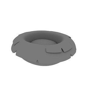 3D model bird nest