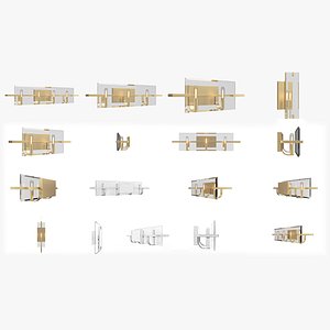 3D Cahill Bath Vanity Wall Light Pack