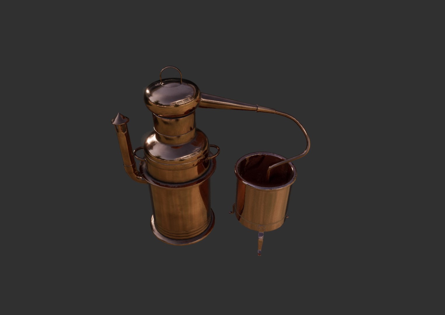 Distillation Cube Model - TurboSquid 1592378