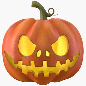 Jack o Lantern Cartoon PBR