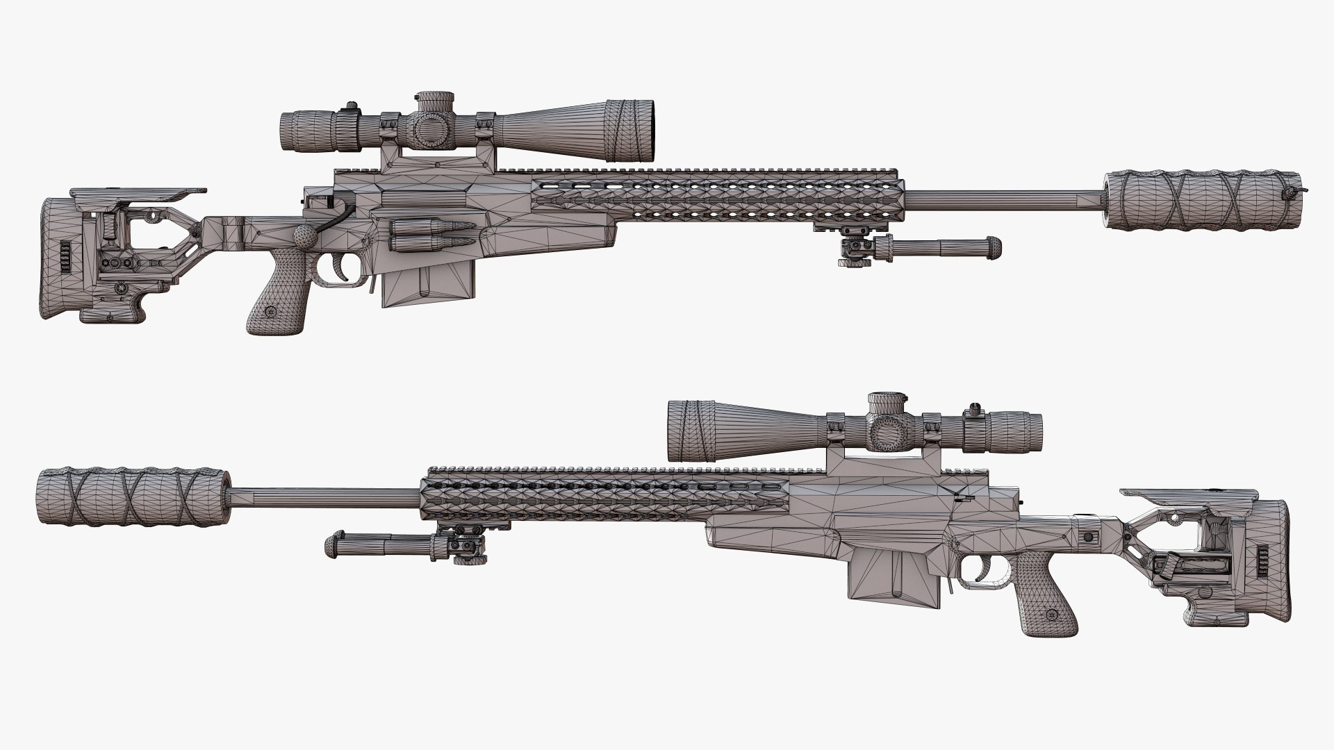 AXMC Sniper Riffle Model - TurboSquid 1988501