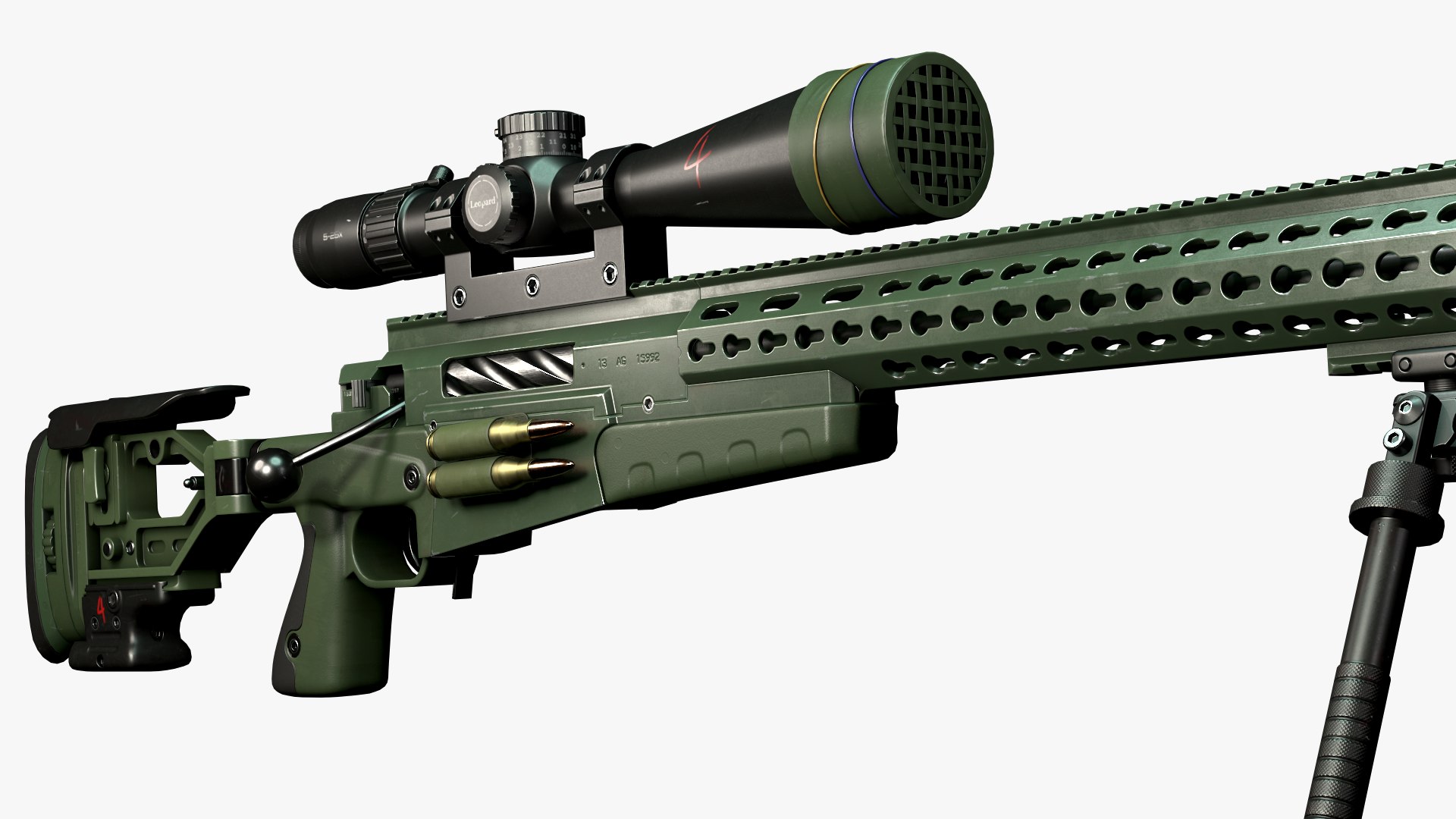 AXMC Sniper Riffle Model - TurboSquid 1988501