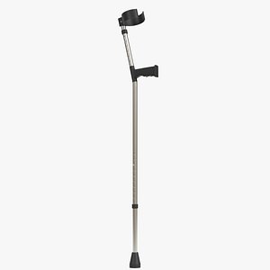elbow crutch 3D model