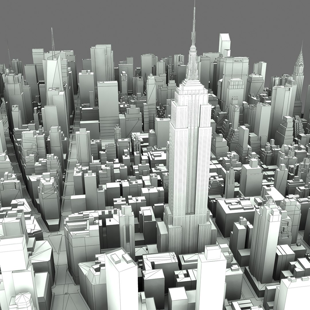 New York City Manhattan 3d Model