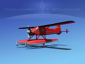3d model dehavilland beaver