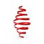 Red Curly Ribbon