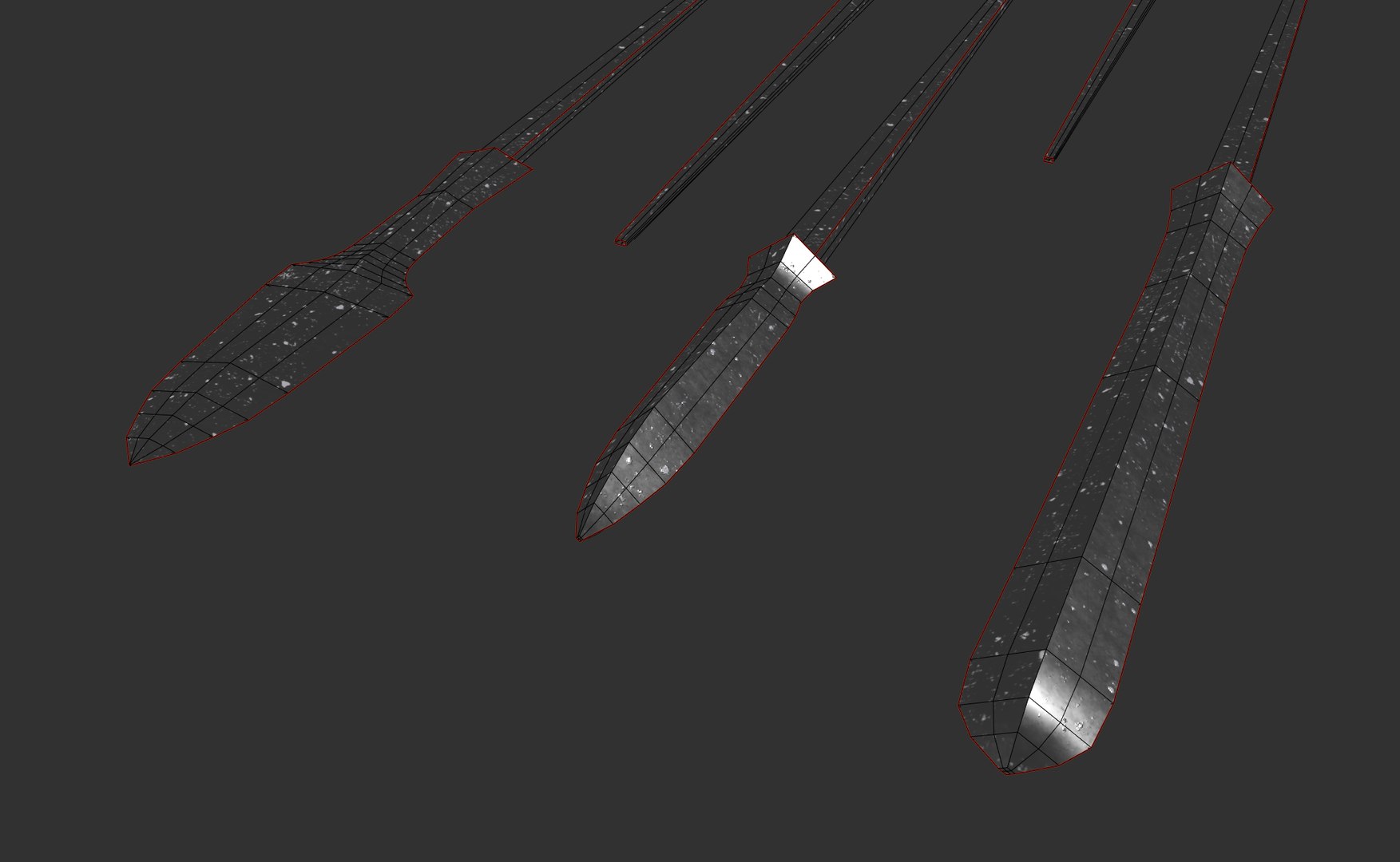 Set Japanese Arrows Heads 3D - TurboSquid 1357324