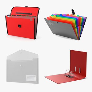 File Folders Open Collection 3 3D model