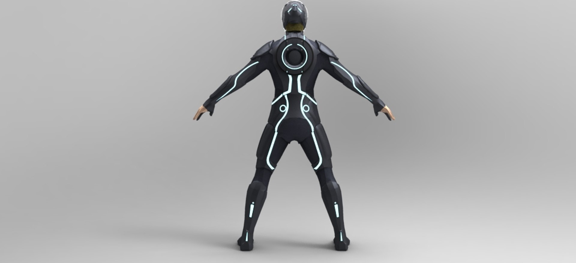 3d Sam Flynn Tron Legacy Model