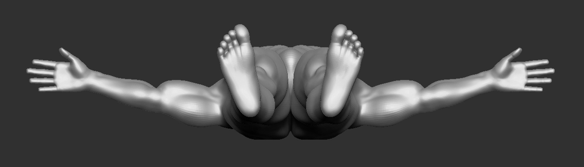 Male Muscle Buff 3D | 1142364 | TurboSquid
