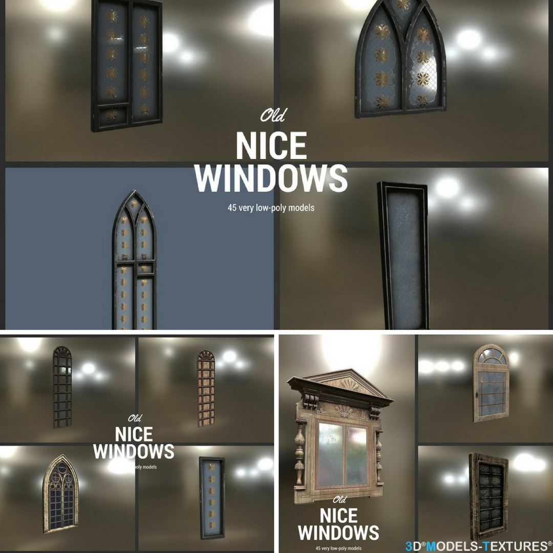Old Windows 3D Model - TurboSquid 1213374