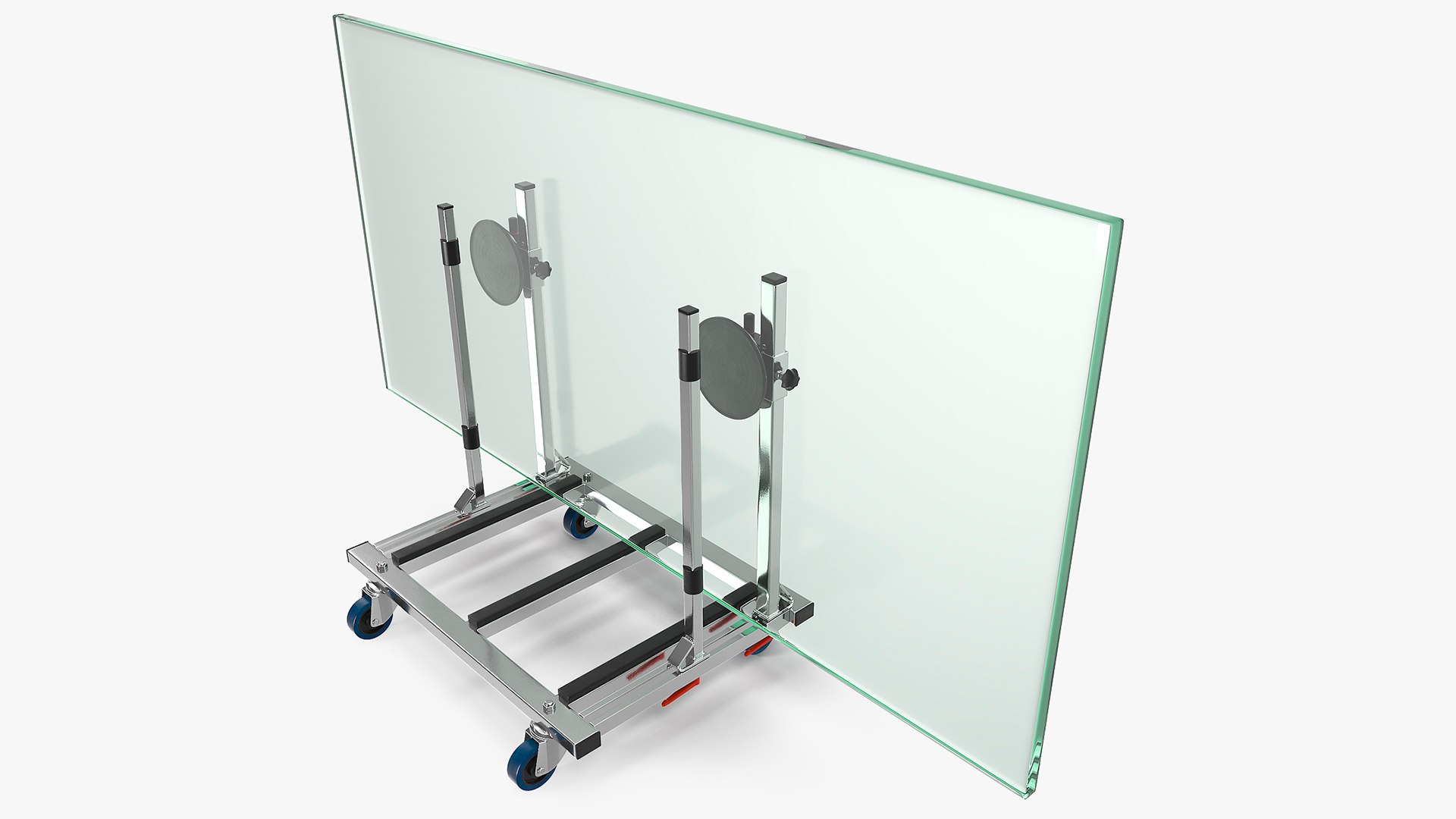Clamp Glass Transport Wagon 3D model preview