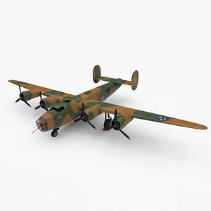 Consolidated B-24 Liberator 3D Models For Download | TurboSquid