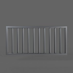 PBR Prison Window 3 3D model