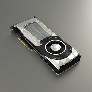 3D cpu pc rigged model