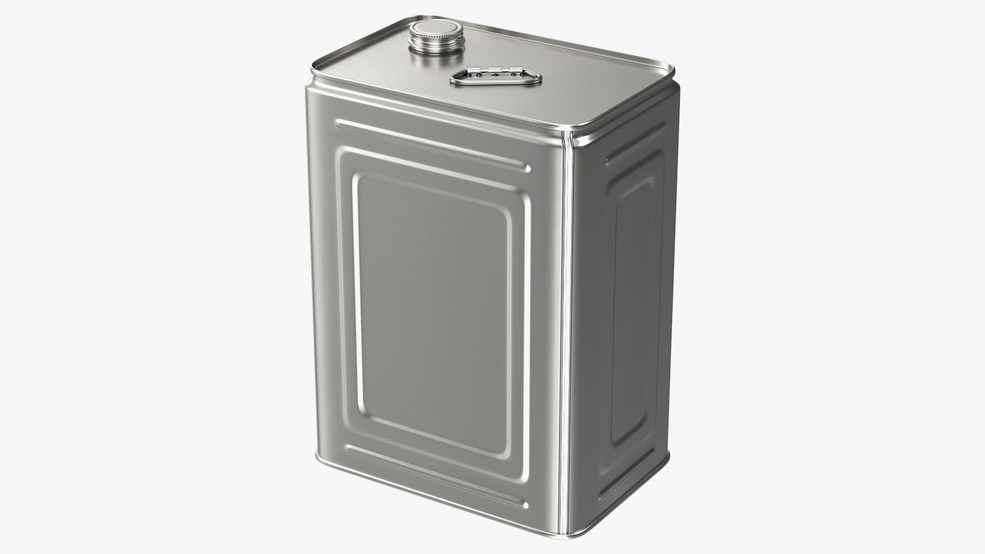 Olive Oil Metal Can 10L 3D model preview