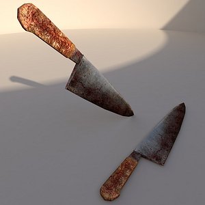 3D knife blood