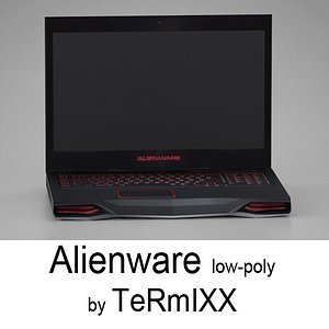 alienware m18x 3d model