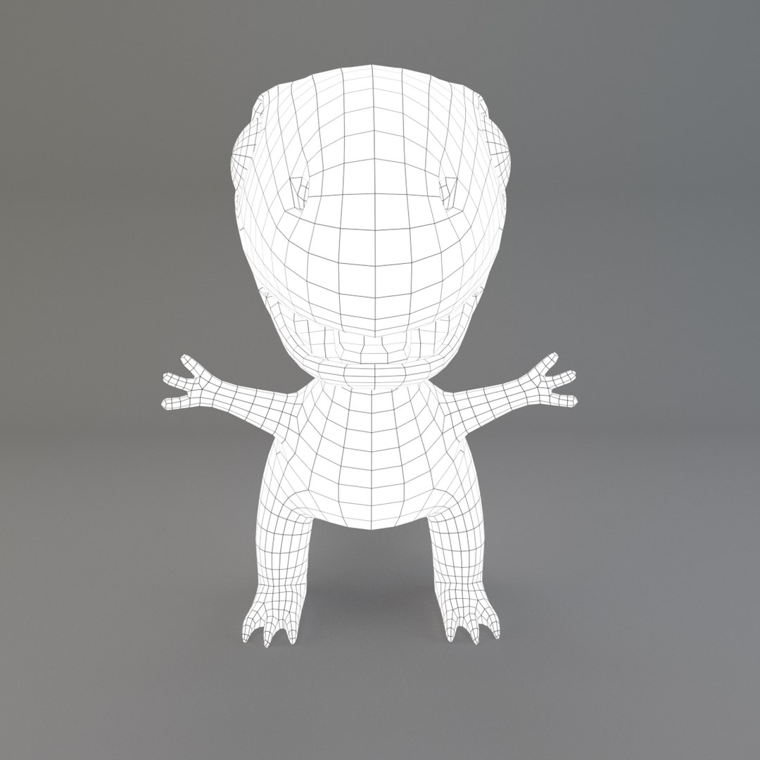 Dinosaur Cartoon 3D Model - TurboSquid 1215188