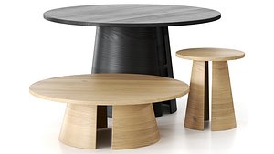 3D Cep by Teulat Wooden coffe Table