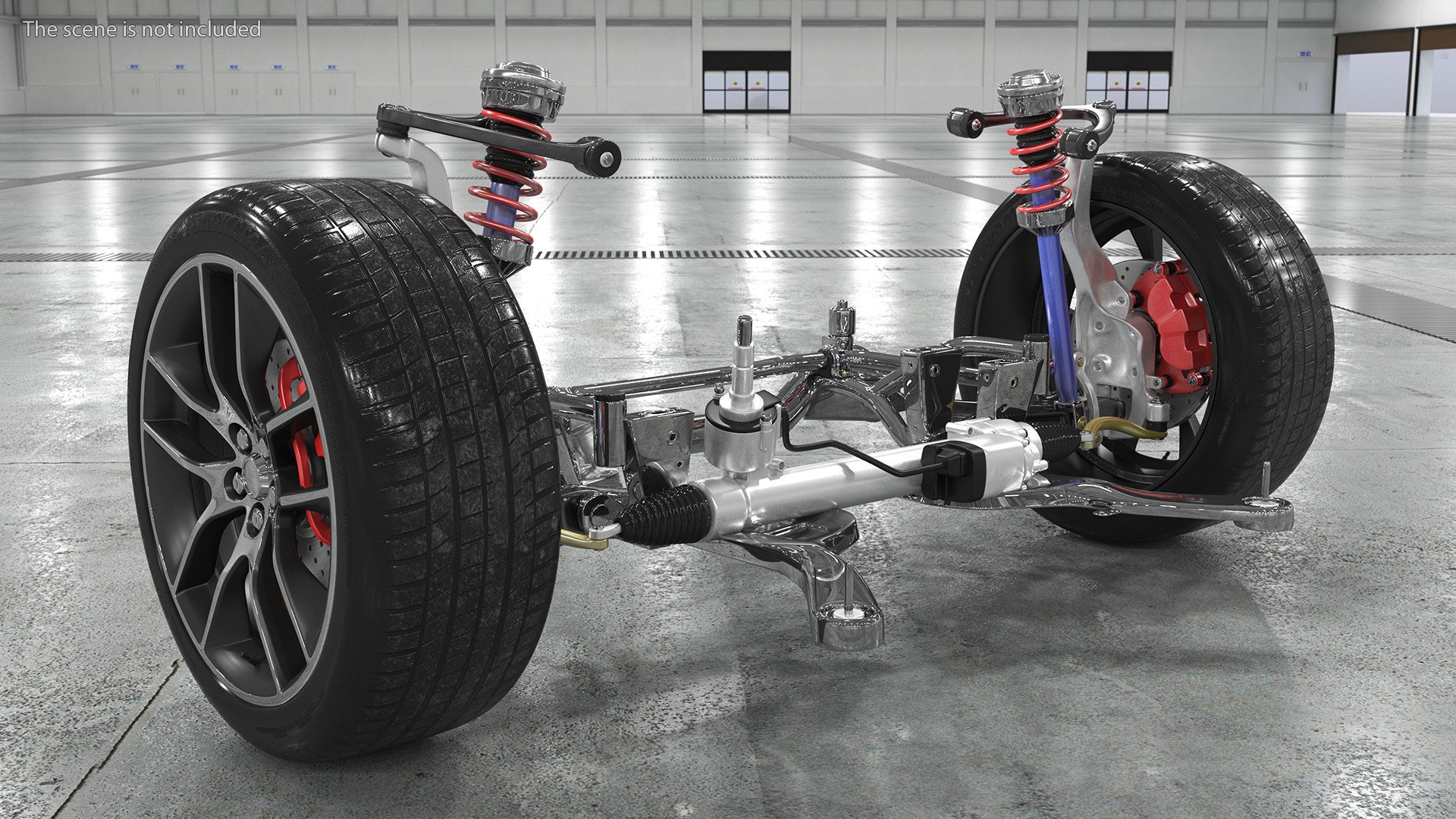 3D Model Car Suspension System - TurboSquid 2207155