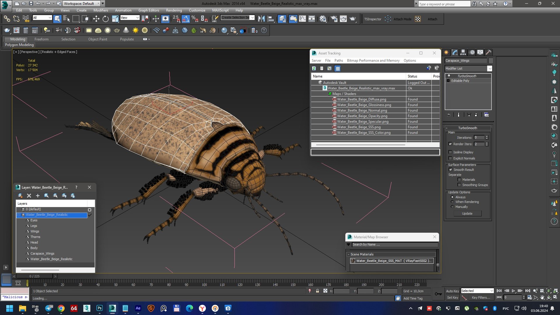 3D Water Beetle Beige Realistic https://p.turbosquid.com/ts-thumb/dr/hI1mCU/2l/waterbeetlebeigerealisticc4dmodel029/jpg/1718287966/1920x1080/fit_q87/2fabf0f5009544a045291cc833c35b944c1dd142/waterbeetlebeigerealisticc4dmodel029.jpg