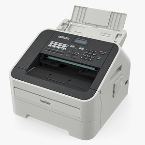 Brother FAX 2840 Laser Fax Machine with Copy Function 3D Model