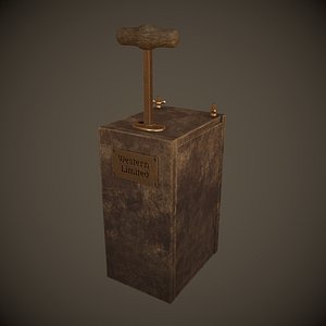 dynamite detonator 3D