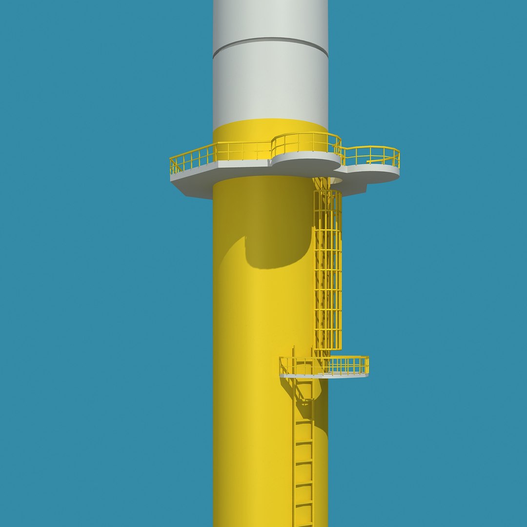 3d Wind Energy Turbine Shore