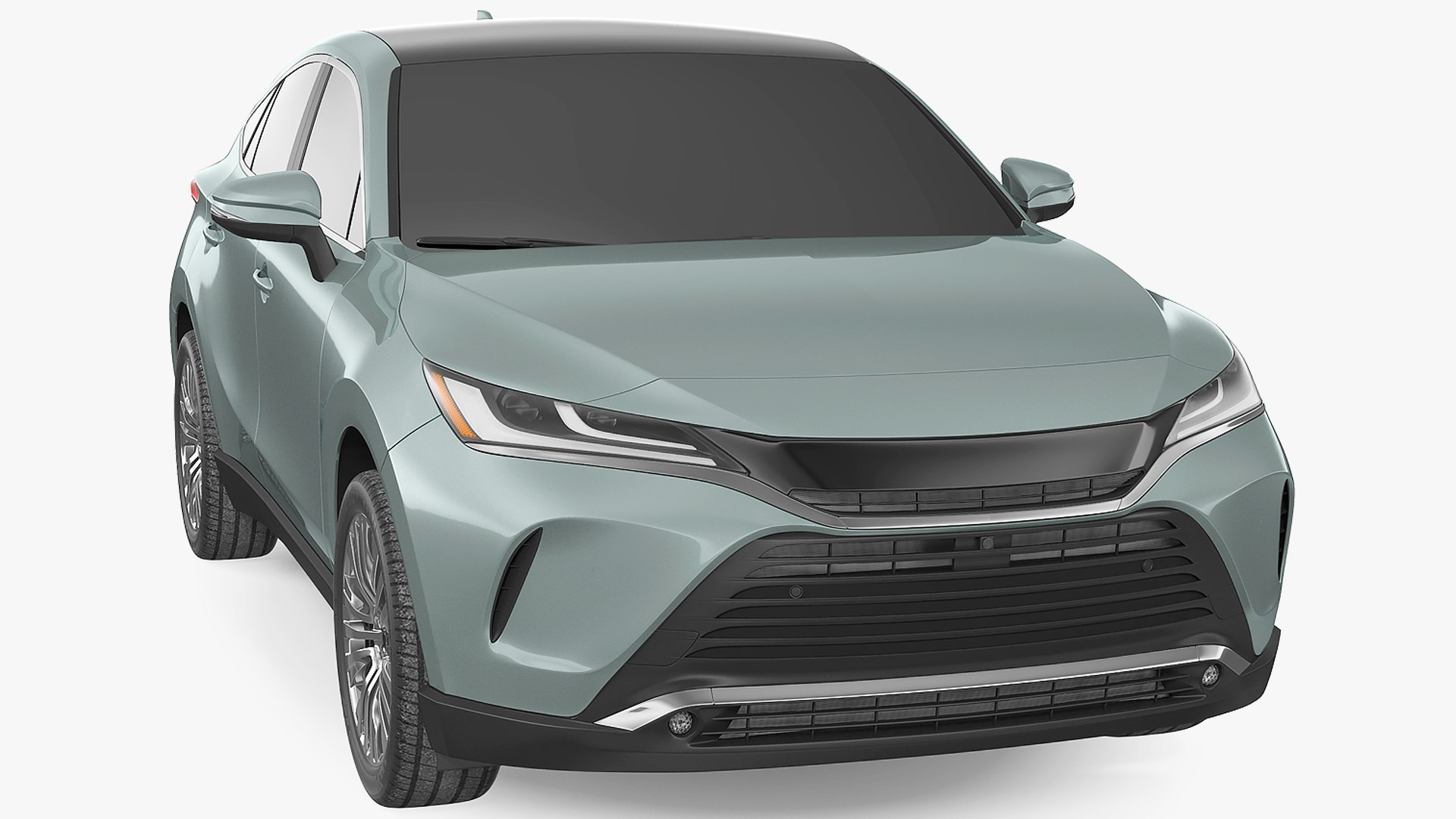 Hybrid SUV Simple Interior 3D model preview