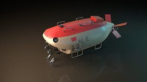 3D china Jiaolong submersible