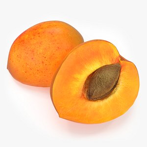 Half Apricot with Fruit Core