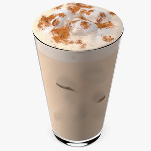 3D Iced Cinnamon Cappuccino