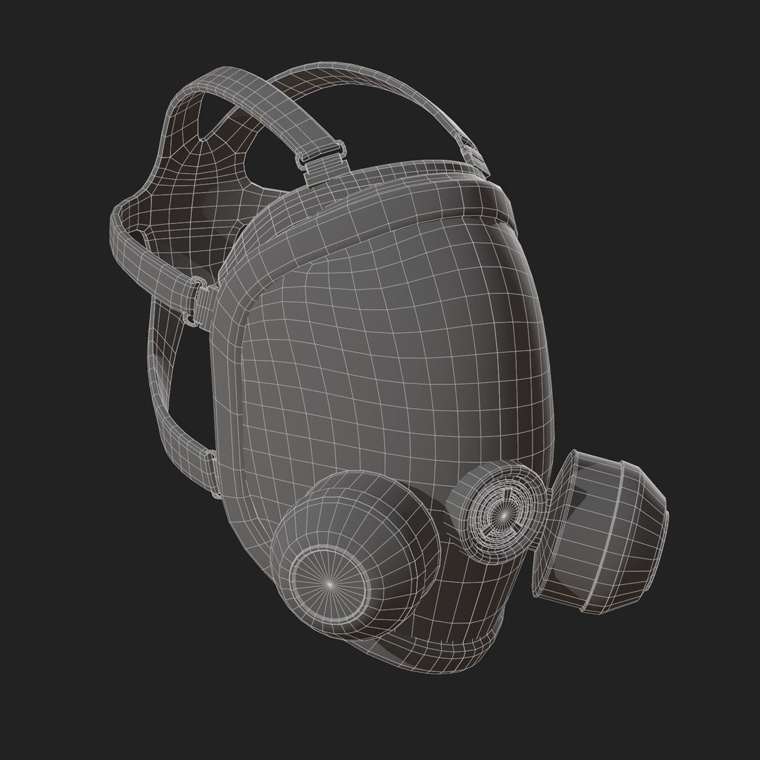 Gas Mask Model - TurboSquid 1563801
