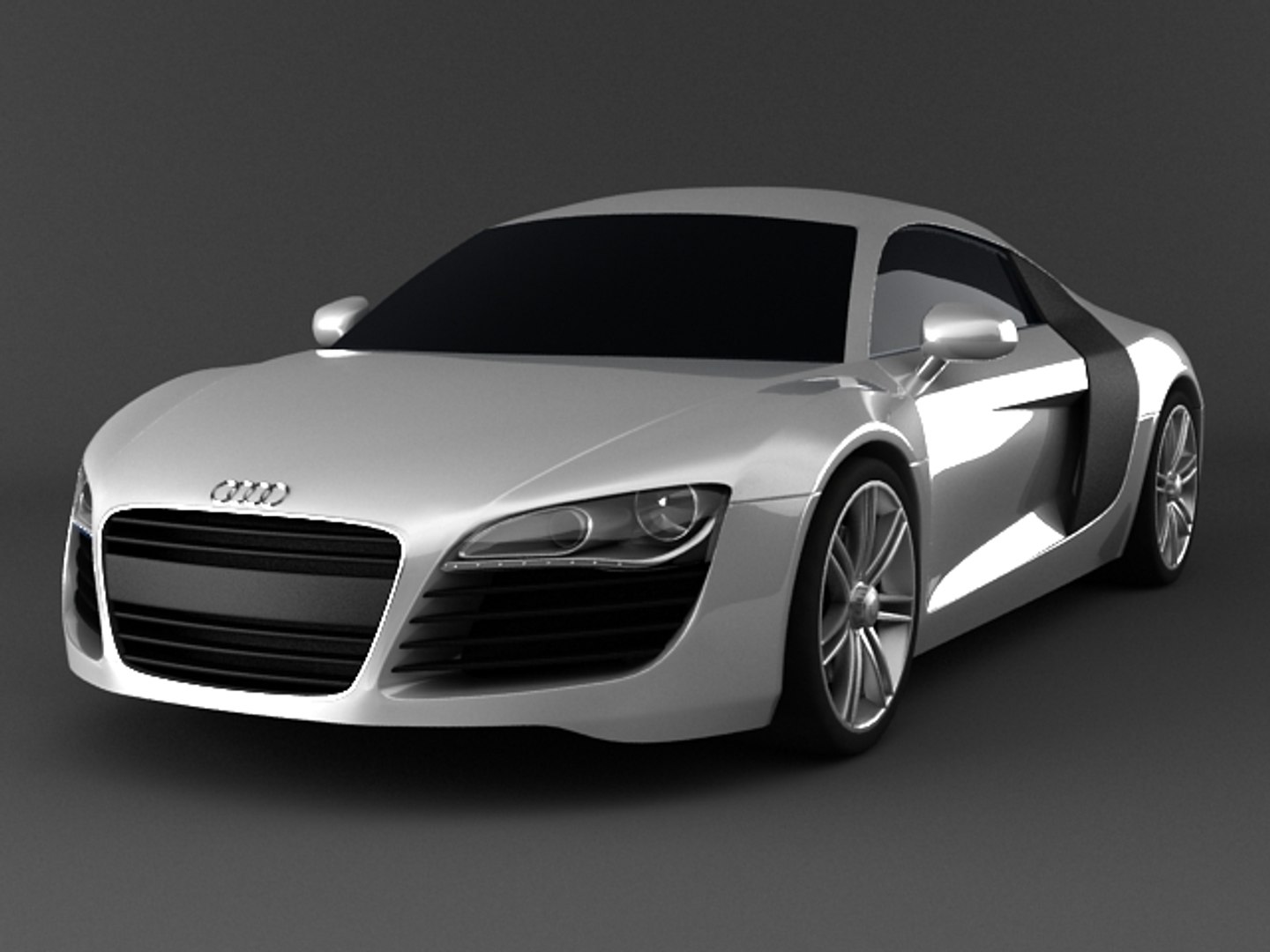 3ds Max Audi R8 Lemans