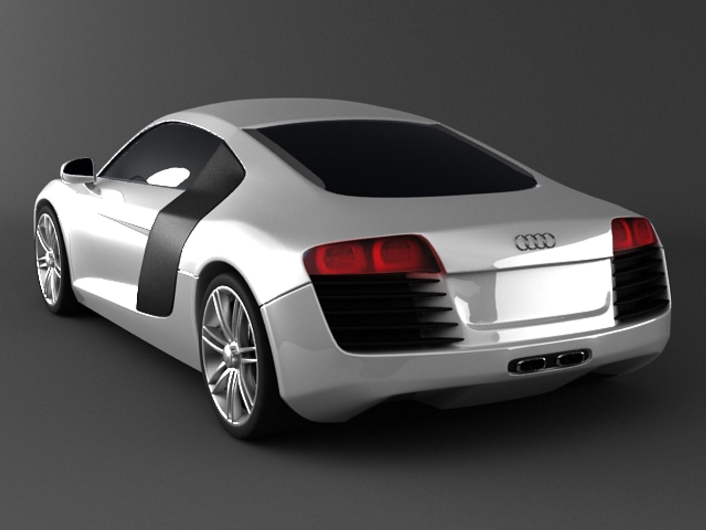 3ds Max Audi R8 Lemans