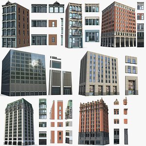 Modular Architectural Styles Bundle 3D model