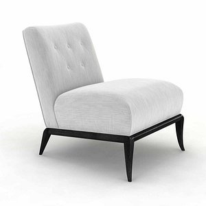 Slipper Chair in Chenille by Robsjohn Gibbings
