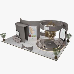 exhibition booth 3D
