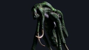 Green Alien Creature