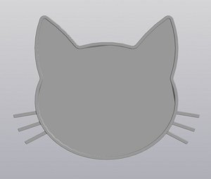 Holder for small things Cat 3D model