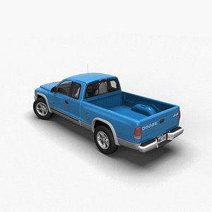 3D 1997 Dodge Dakota ClubCab SLT model
