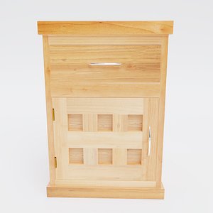 realistic nightstands 3D